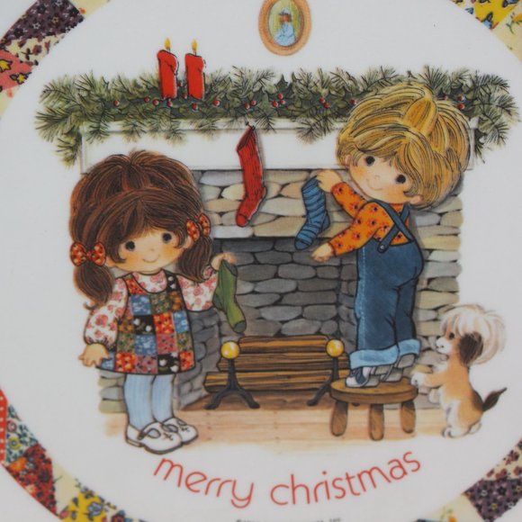 1973 Merry Christmas Gentle Treasures Collector Plate 10 inch  No chips or crack - Picture 2 of 4